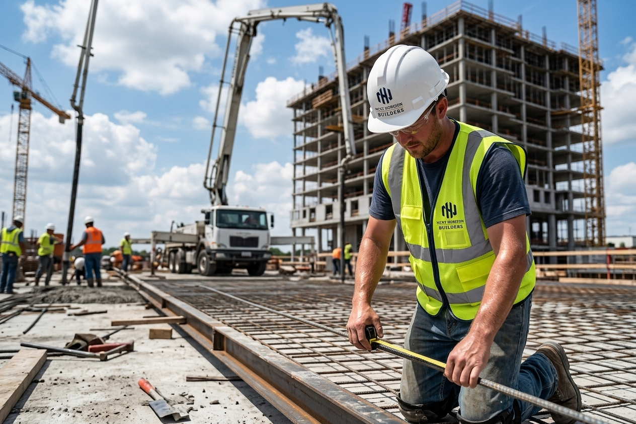 On site with the Next Horizon Builders team