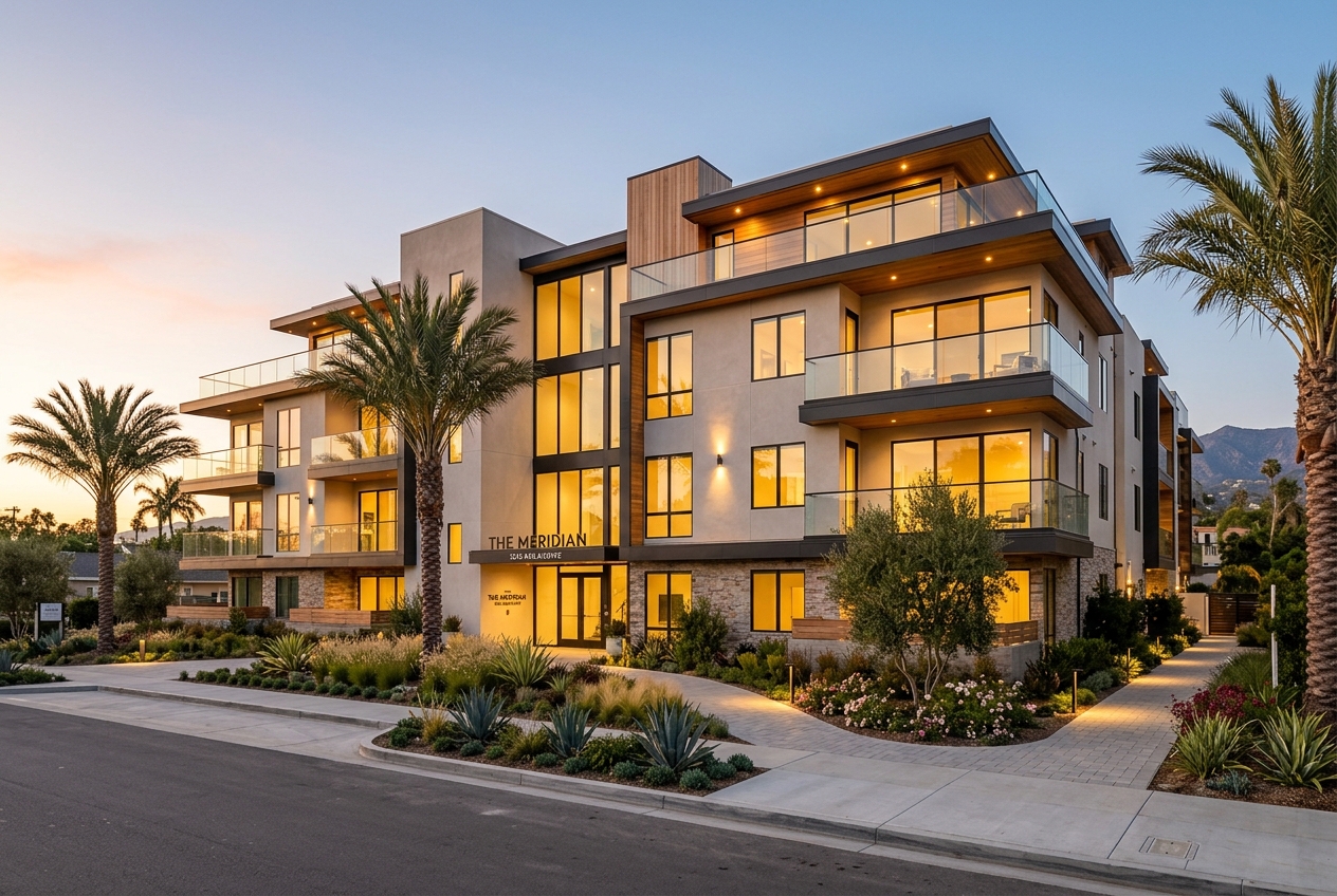 Completed Next Horizon Builders multifamily building in Southern California